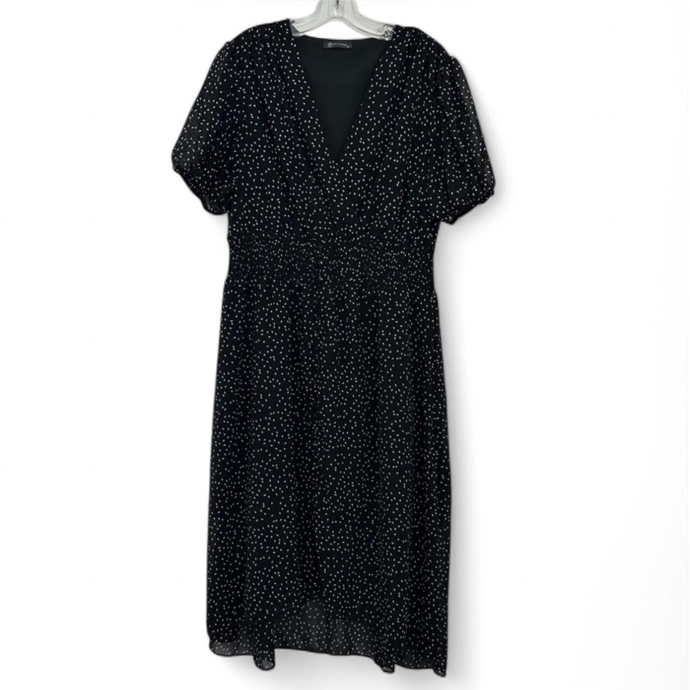 Pretty Garden Midi Polka Dot Dress XL